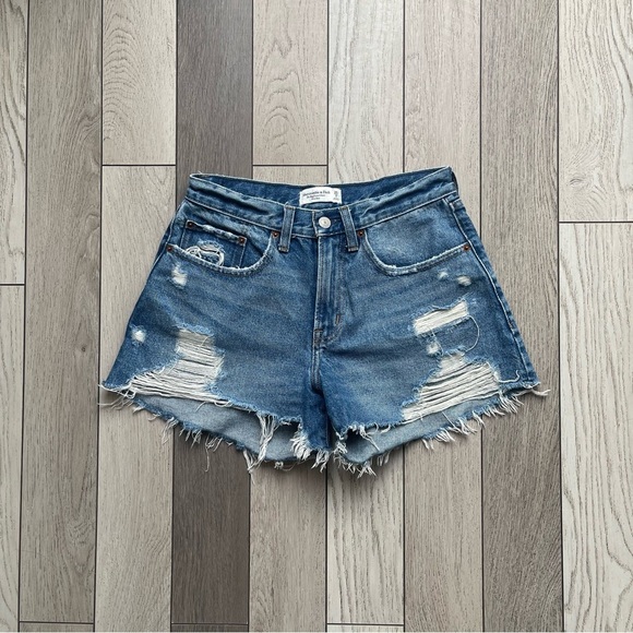 Abercrombie & Fitch Pants - Abercrombie & Fitch Denim Distressed Women's Shorts